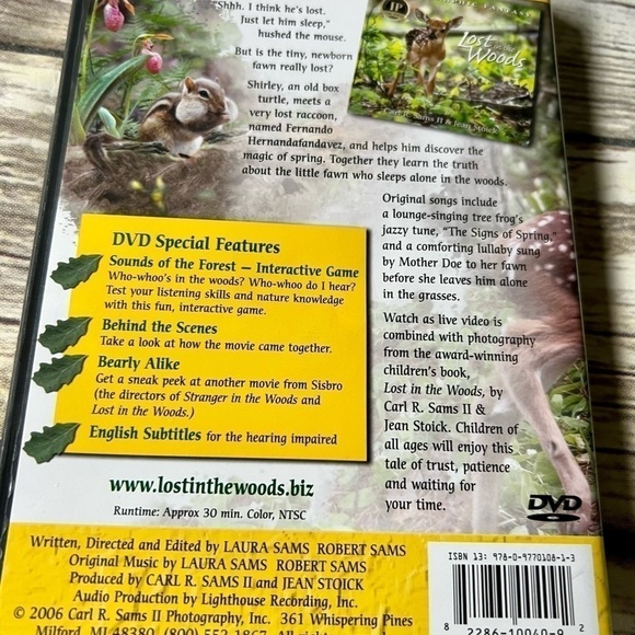💕LOST IN THE WOODS DVD - Picture 2 of 2